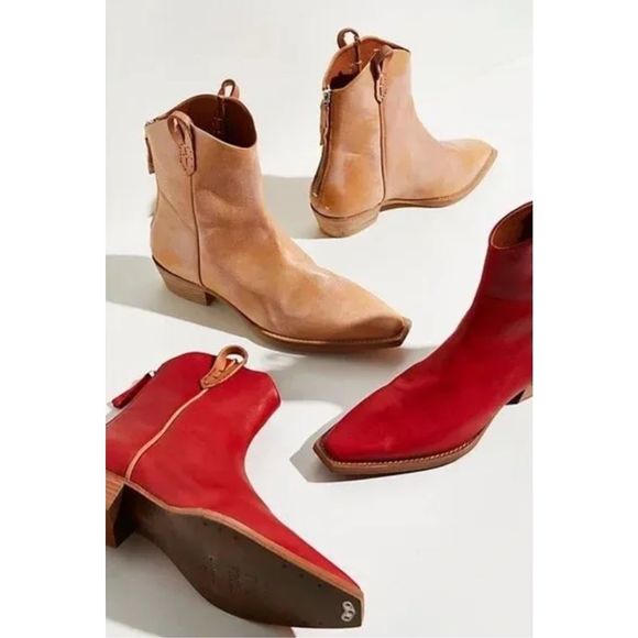 New Free People We The Free Wesley Ankle Boots Size Eu38.5 - Picture 3 of 6